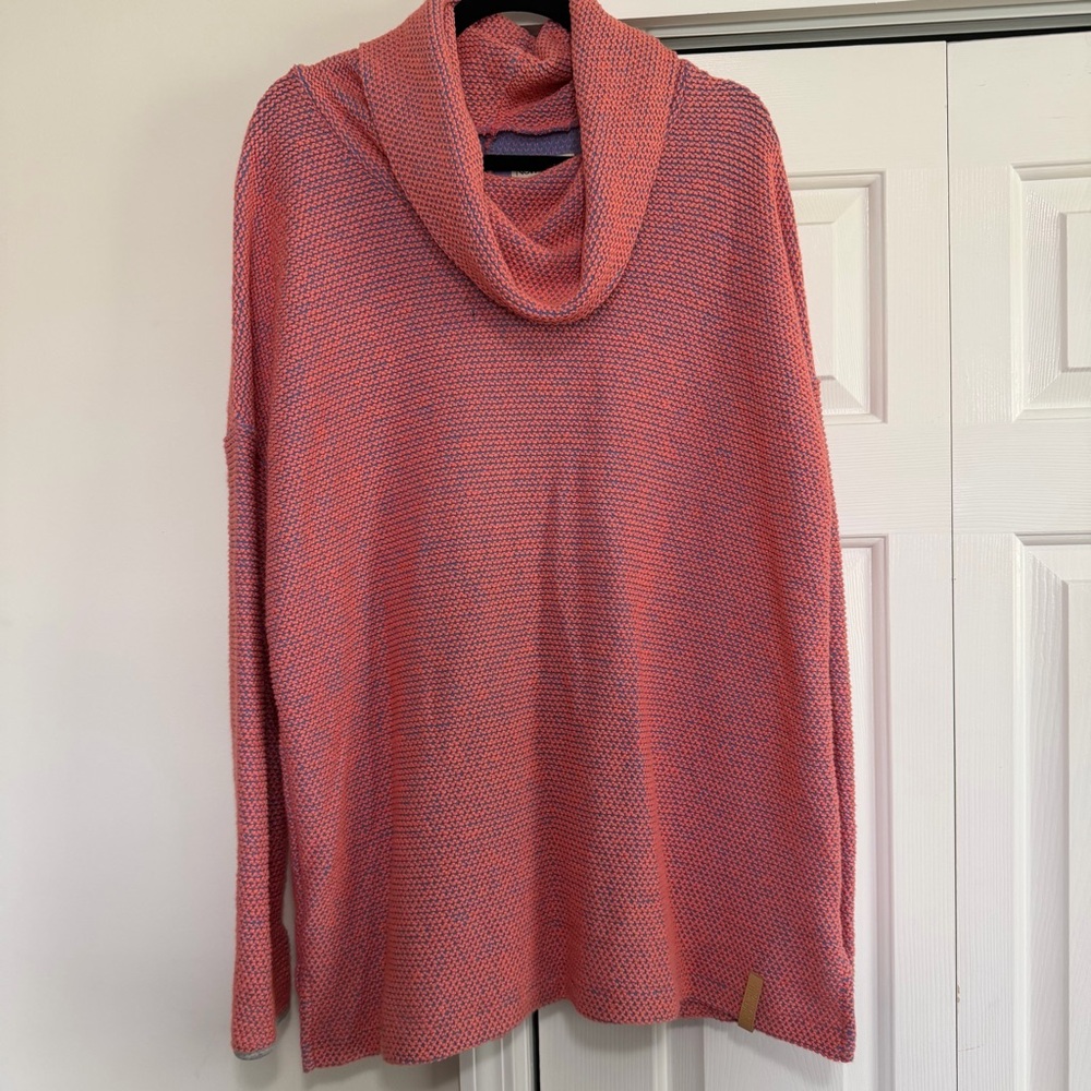 Jadelynn Brooke Pink Cowlneck Long Sleeve Tunic Size XL